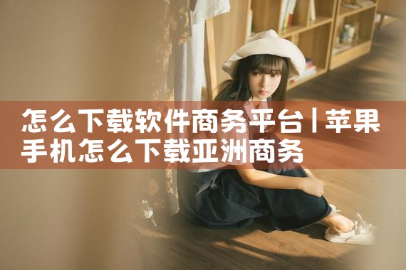 怎么下载软件商务平台