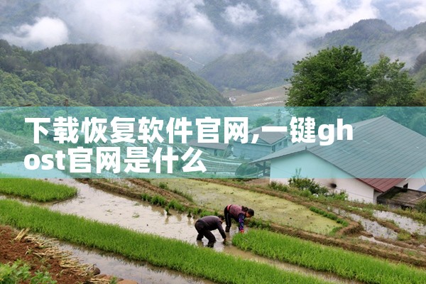 下载恢复软件官网